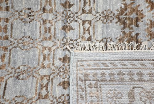 Hand Knotted Ikat Rug 8'11